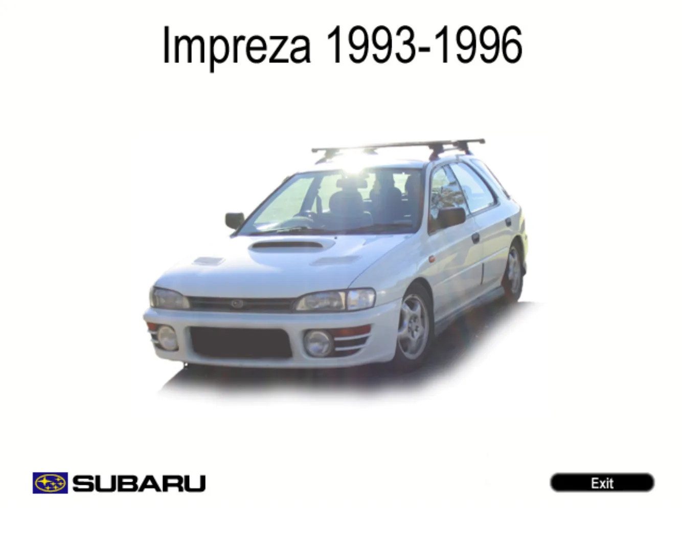 1993-1996 Subaru Impreza repair manual