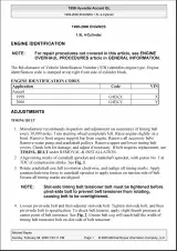 2000–2005 Hyundai Accent GS, GL, and GT Service & Repair Manual – preview page 1