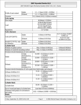 2007-2008 Hyundai Elantra repair manual Preview image 2