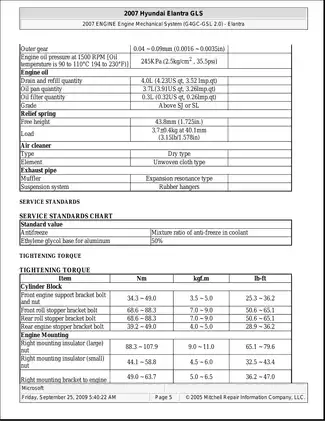 2007-2008 Hyundai Elantra repair manual Preview image 5