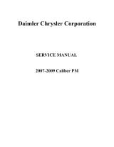 2007–2009 Dodge Caliber Service Manual (PN 81-270-07028) – preview page 1