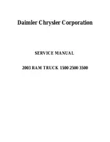 2003 Dodge RAM 1500, 2500, 3500 Service & Repair Manual (P/N 81-370-03059) – preview page 1