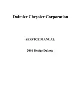Dodge Dakota 2001 Factory Service Manual (P/N 813701010) – preview page 1