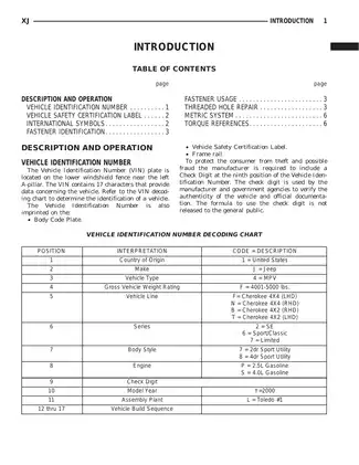 2000 Jeep Grand Cherokee repair manual Preview image 4