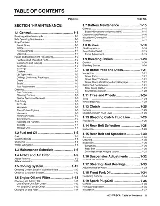 2002-2009 Harley-Davidson VRSCA V-ROD service manual Preview image 5