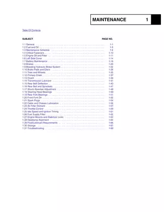 2007 Harley-Davidson Sportster service manual Preview image 1