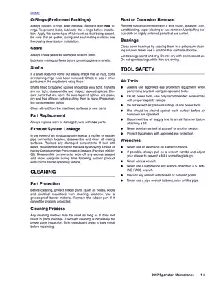 2007 Harley-Davidson Sportster service manual Preview image 5