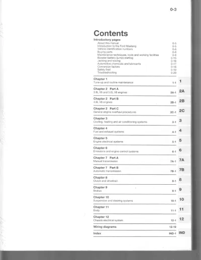 Preview: 1998 Ford Mustang Service & Repair Manual