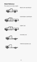 1992–1999 Chevrolet C-K Silverado Pickup Owner's Manual – preview page 3