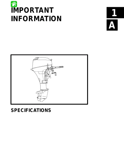 Preview: 1996–2010 Mercury Mariner 8hp, 9.9hp Outboard Motor Factory Service Manual (P/N 90-827857R1)