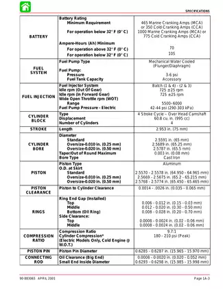 Mercury 40 hp, 50 hp, 60 hp EFI outboard motor service manual Preview image 3