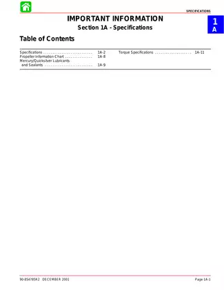 Mercury 25 hp BigFoot outboard motor repair manual Preview image 1