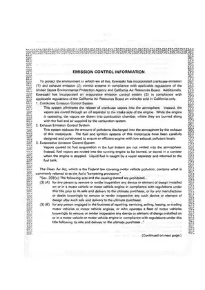 1990-2005 Kawasaki Ninja ZX-6, ZZ-R600, ZZ-R500, ZX500, ZX600 motorcycle service manual Preview image 5