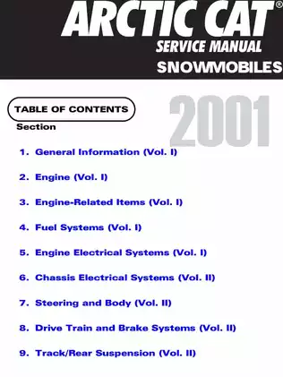 2021 Arctic Cat Snowmobile Service Manual - Comprehensive Guide for Maintenance and Repair