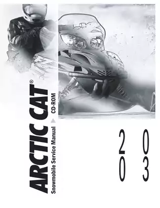 Comprehensive Arctic Cat Snowmobile Service Manual (2003)