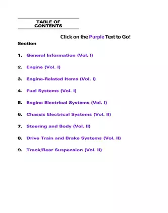 2003 Arctic Cat snowmobile repair manual (all models) Preview image 2