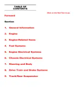 2006 Arctic Cat Bearcat, Crossfire, Firecat, King Cat, M-Series, Panther, Sabercat, Z, and ZR Snowmobiles Service Manual (P/N 2257-431) – preview page 1