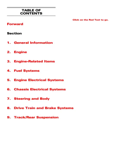 2006 Arctic Cat Bearcat, Crossfire, Firecat, King Cat, M-Series, Panther, Sabercat, Z, and ZR Snowmobiles Service Manual (P/N 2257-431)