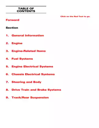 Comprehensive Arctic Cat Snowmobile Service Manual (Various Models)