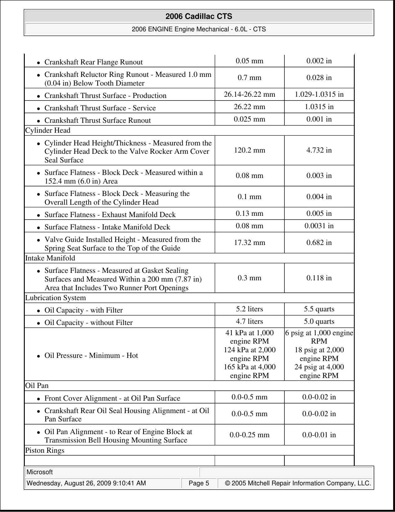 2006-2007 Cadillac CTS, CTS-V repair manual Preview image 5