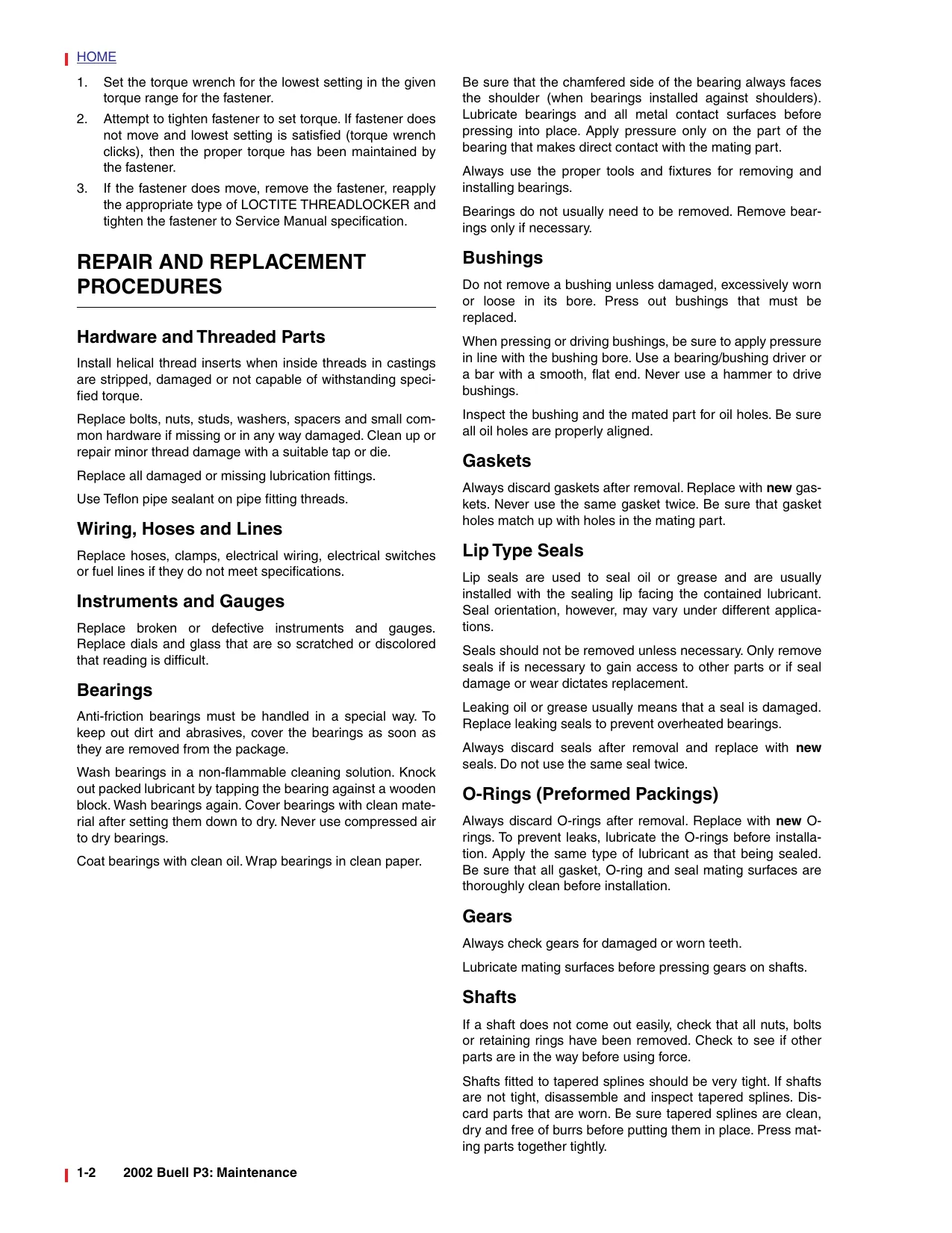2002 Buell Blast P3 repair manual Preview image 2