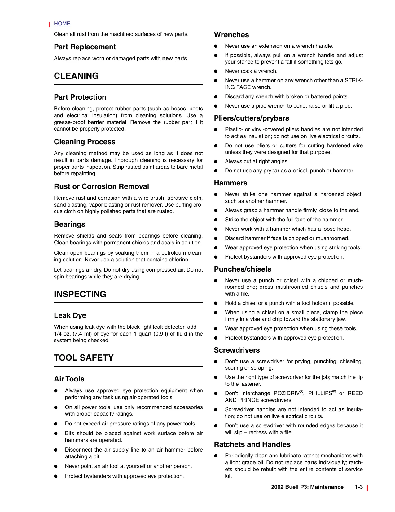 2002 Buell Blast P3 repair manual Preview image 3