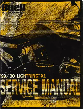1999-2000 Buell Lightning X1 service manual Preview image 1