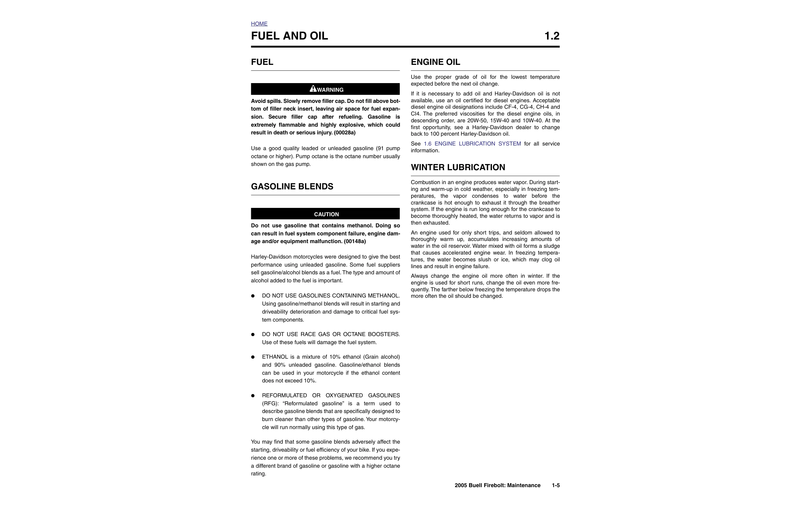 2005 Buell Firebolt XB9R, XB12R repair manual Preview image 5