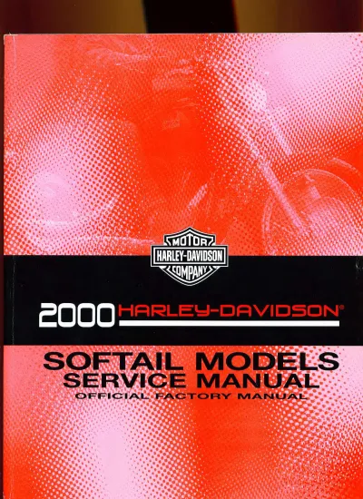 Preview: Harley-Davidson Softail, Fat Boy, Springer, Night Train (2000) Service Manual  (P/N 99482-00A)
