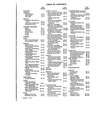 1961-1974 Harley-Davidson Sprint C, Sprint H, Sprint SS, Sprint SX service manual Preview image 3