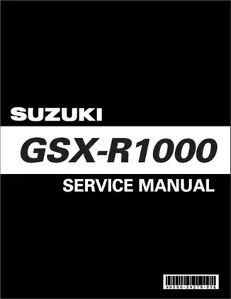 Suzuki GSX-R1000 Service Manual (2003 Model) - Your Complete Guide to Maintenance and Repair
