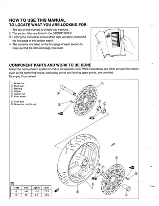 2003-2004 Suzuki GSX-R1000 repair manual Preview image 3