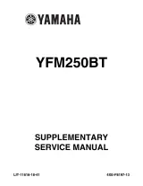 2005–2006 Yamaha Bruin 250 / Big Bear 250, YFM250BT ATV Factory Service Manual (P/N LIT-11616-18-41) – preview page 1