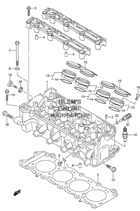 2001-2002 Suzuki GSX-R 1000 parts catalog Preview image 3
