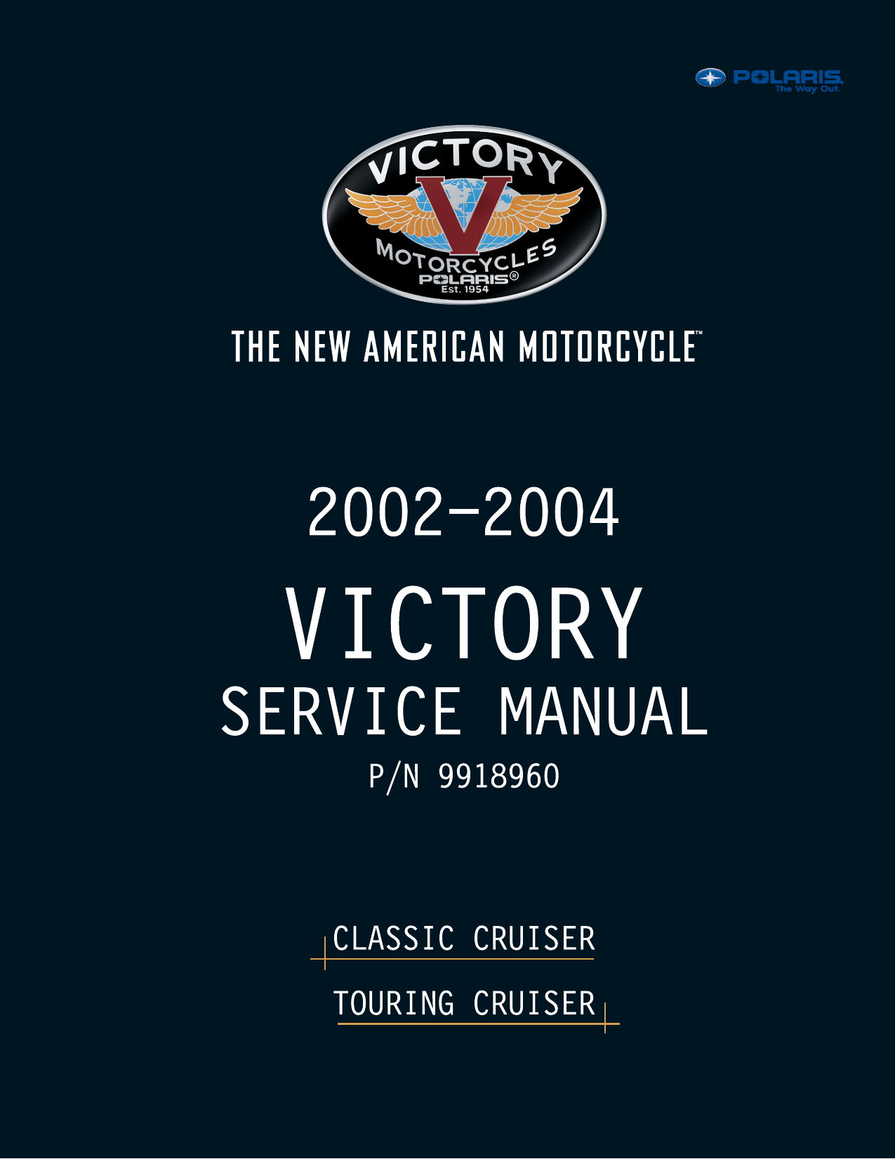 2002-2004 Victory Classic Cruiser, Touring Cruiser service manual Preview image 6