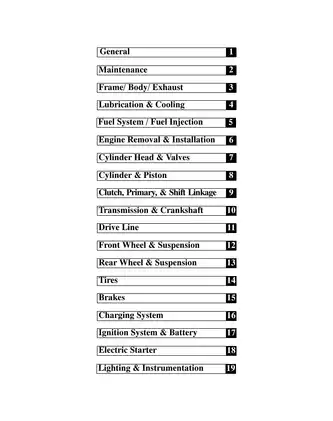 2002-2004 Victory Motorcycle Service Manual - Standard, Deluxe, Classic & Touring Cruiser Preview image 3