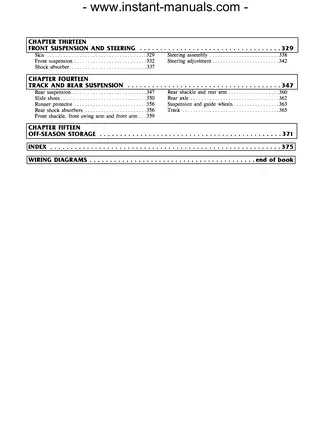 1985-1989 Bombardier Ski Doo Formula, MX, Plus, LT snowmobile manual Preview image 4