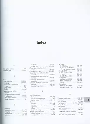 Johnson Evinrude manual: 48 hp - 235 hp outboard, 1973-1989