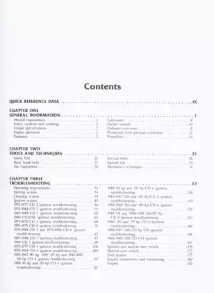 Comprehensive OMC Outboard Motor Service Manual (1973-1989) - Maintenance, Repair, and Troubleshooting Preview image 4