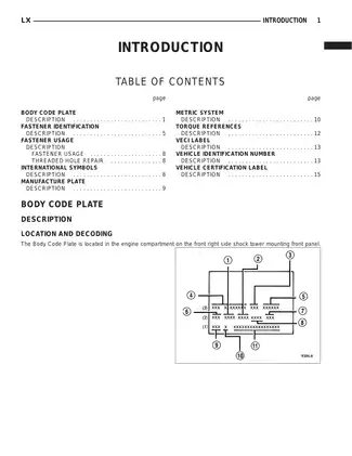 2005 Dodge Magnum repair manual Preview image 3