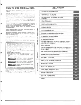 2005-2012 Honda CRF450X, CRF450 service manual Preview image 3