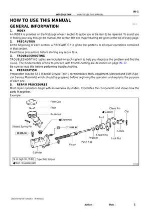 2003 Toyota Tundra Service Manual | Comprehensive Repair Guide
