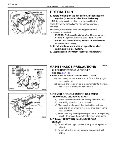 Preview: 1992–1996 Toyota Camry Service Repair Manual (P/N RM361U1, RM361U2, RM1022E)
