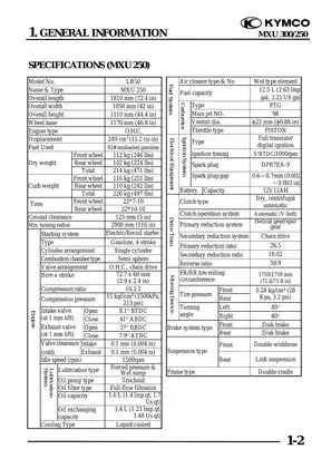 Kymco MXU 250, MXU 300 ATV repair manual Preview image 5