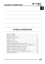2006 KYMCO MXU 50 & MXU 50 REVERSE Service Manual (P/N T100LB10DE) – preview page 3
