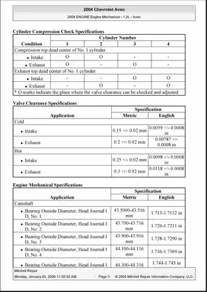 2002-2010 Chevrolet Aveo repair manual Preview image 3