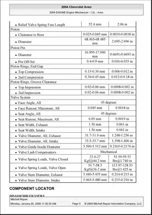 2002-2010 Chevrolet Aveo repair manual Preview image 5