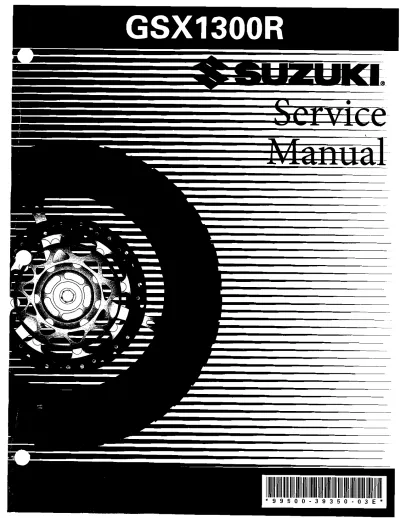 Preview: 2008 Suzuki GSX1300R Hayabusa GSX1300R K8 GSX1300RUF K8 Service Manual (P/N 99500-39350-03E)