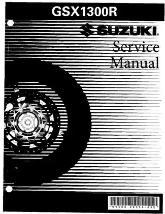 2008-2010 Suzuki GSX1300R Hayabusa service manual Preview image 1