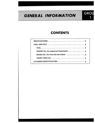 1976-1983 Suzuki GS750 service manual Preview image 5